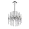 Cwi Lighting Miroir 6 Light Mini Chandelier With Polished Nickel Finish 1137P10-3-613 - alternate 1